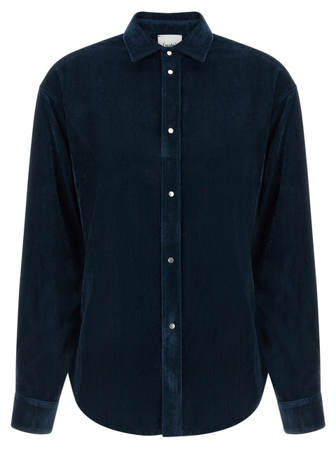 Nude Velvet Shirt