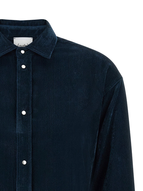 Nude Velvet Shirt
