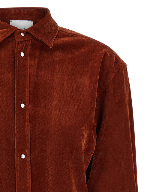 Nude Velvet Shirt