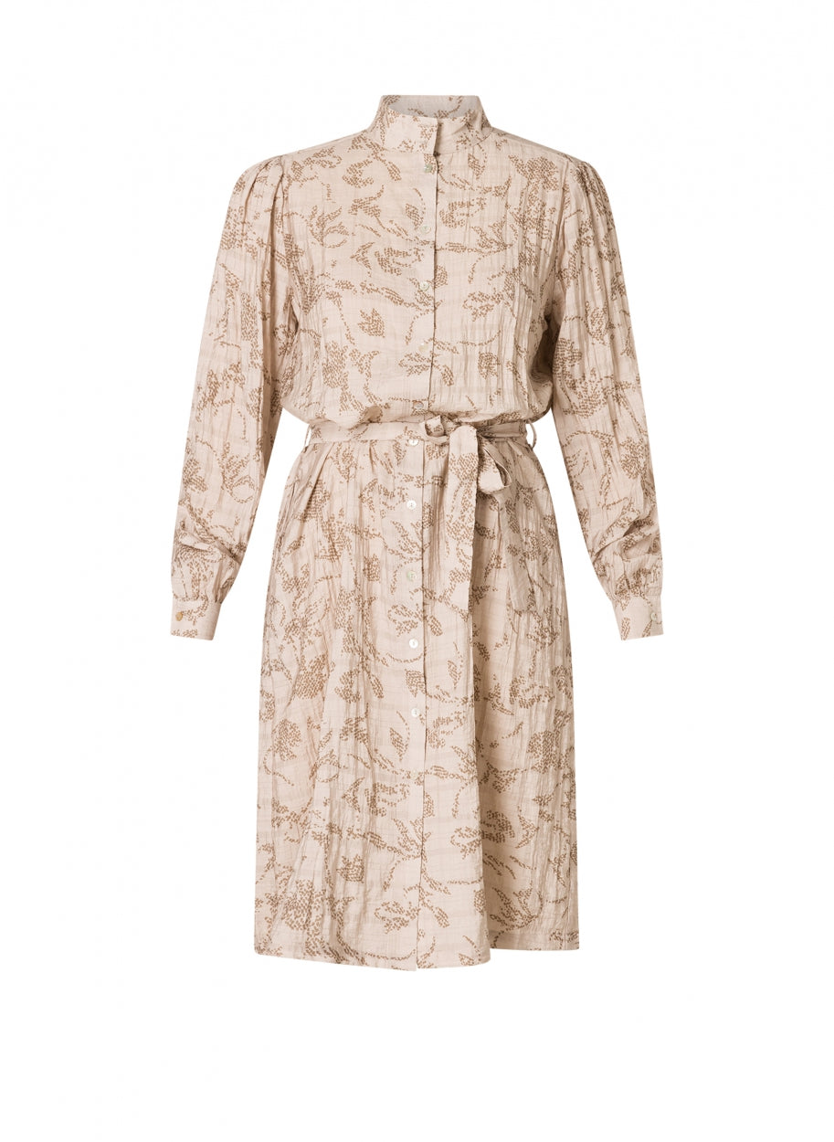 Corina Essential dress-Dresses-Yest-Light Grey/Multi col-6-Urbanheer