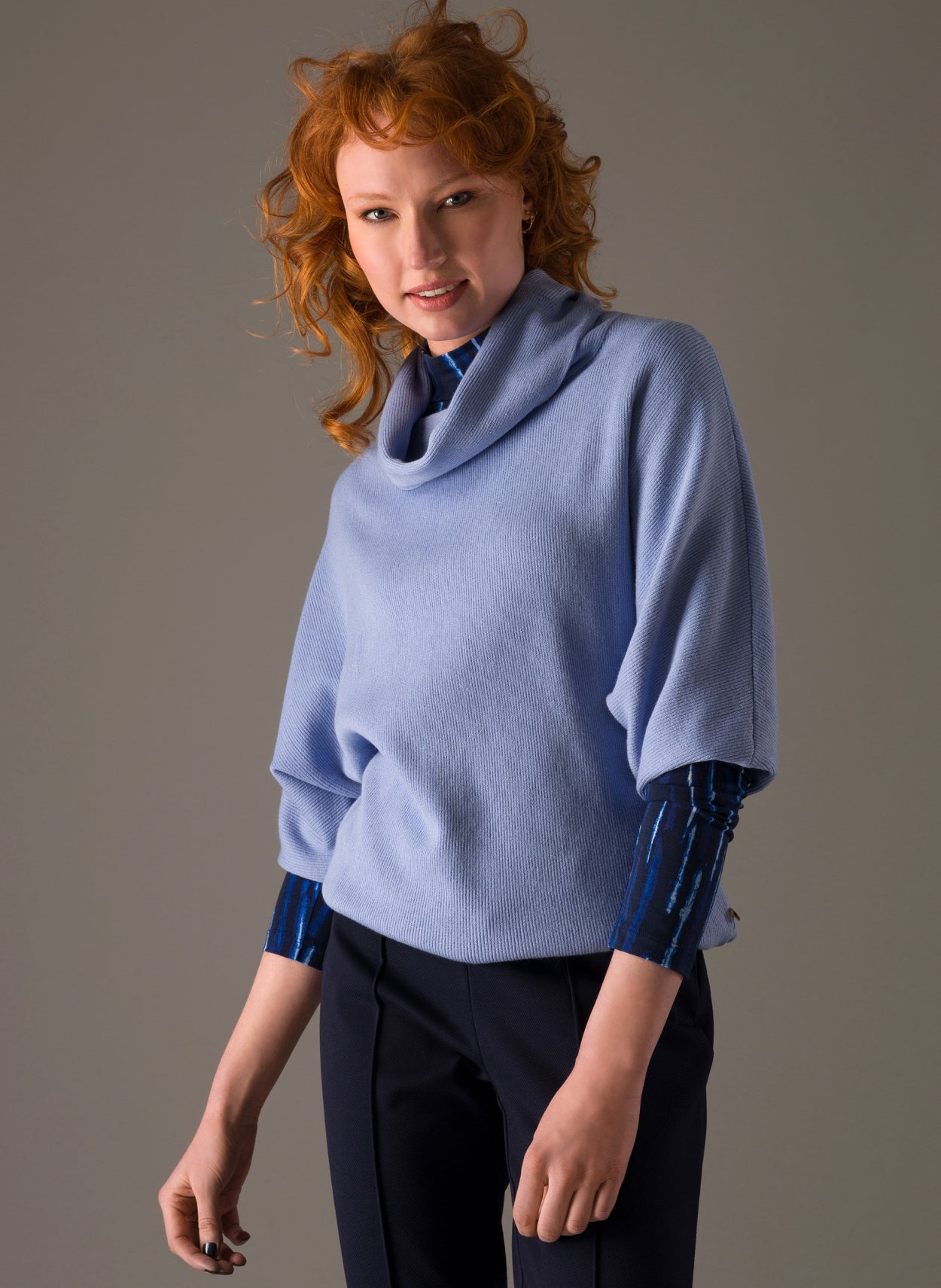 Sapna Knitted Jumper-Jumpers-Yest-Cornflower Blue-4-Urbanheer