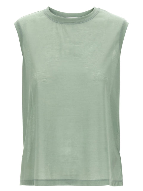Victoria Beckham Logo Embroidery Top