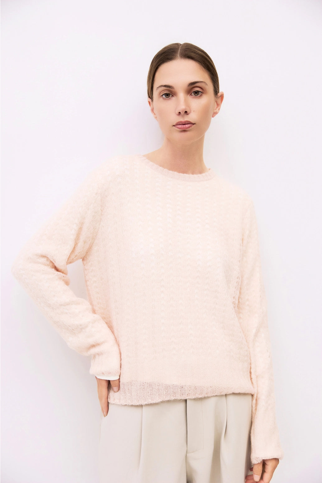 The Miriam Sweater Thin Open Knit Sweater