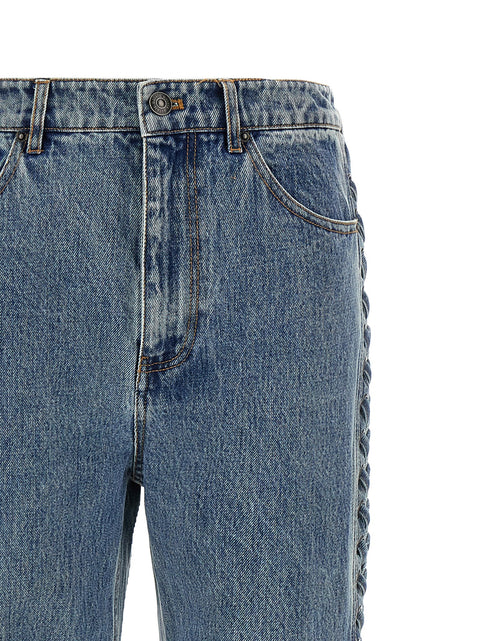 Rotate Birger Christensen Laced Straight Leg Jeans