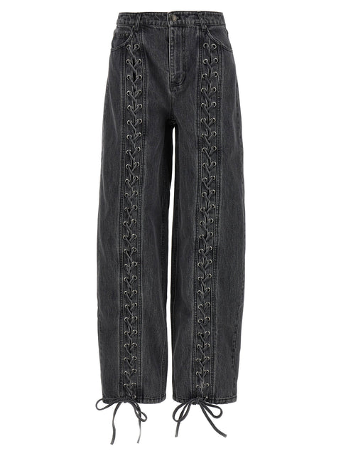 Rotate Birger Christensen Laced Leg Jeans