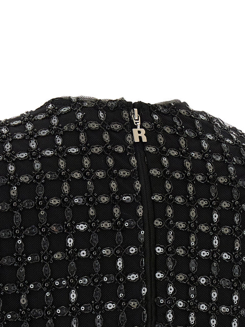Rotate Birger Christensen Beaded Oversize Top