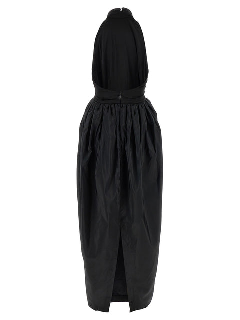 Rotate Birger Christensen Satin Taffeta Maxi Dress
