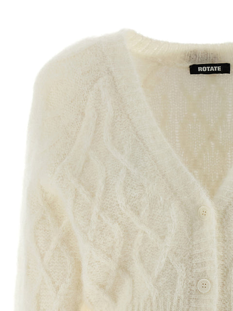 Rotate Birger Christensen Fluffy Knit Cardigan