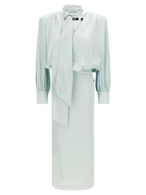 Rotate Birger Christensen Ruched Long Dress
