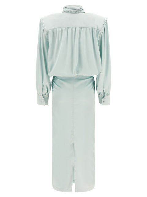 Rotate Birger Christensen Ruched Long Dress