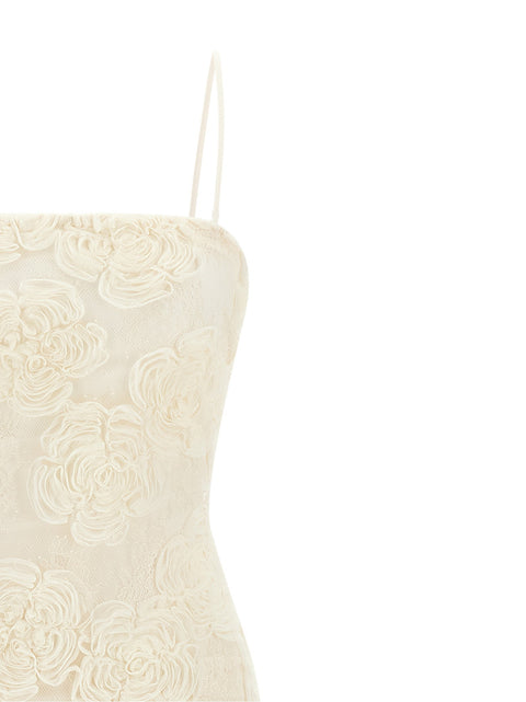 Rotate Birger Christensen Flower Mesh Tube Dress