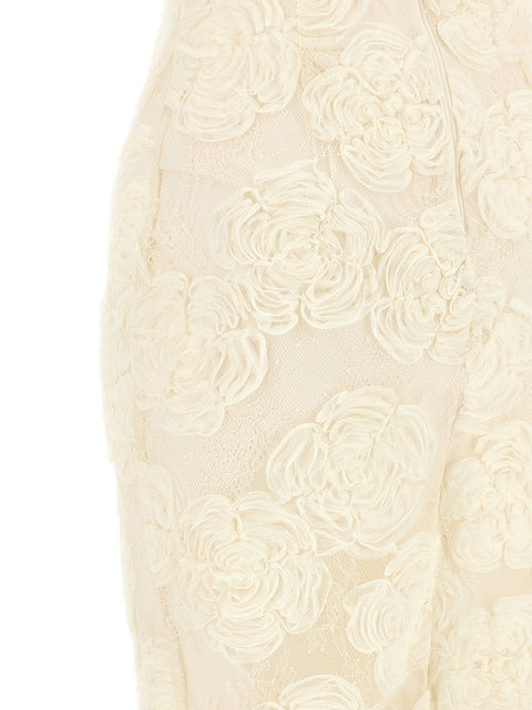 Rotate Birger Christensen Flower Mesh Tube Dress