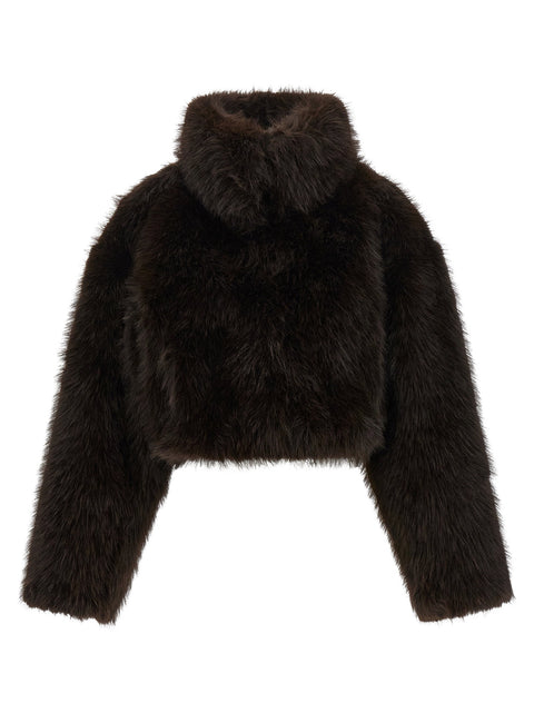 Rotate Birger Christensen Eco-fur Short Jacket