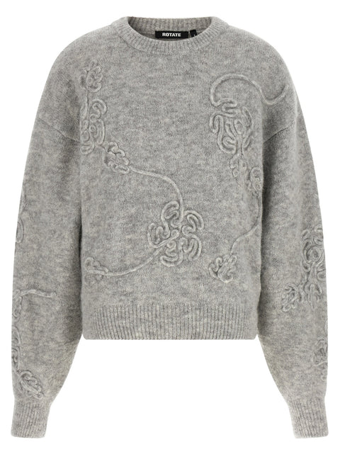 Rotate Birger Christensen 3d Flower Sweater