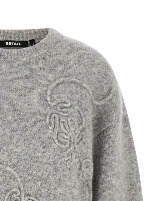 Rotate Birger Christensen 3d Flower Sweater