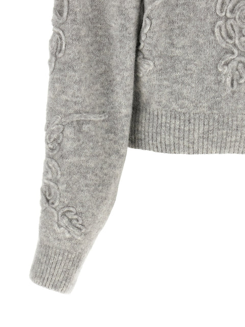 Rotate Birger Christensen 3d Flower Sweater