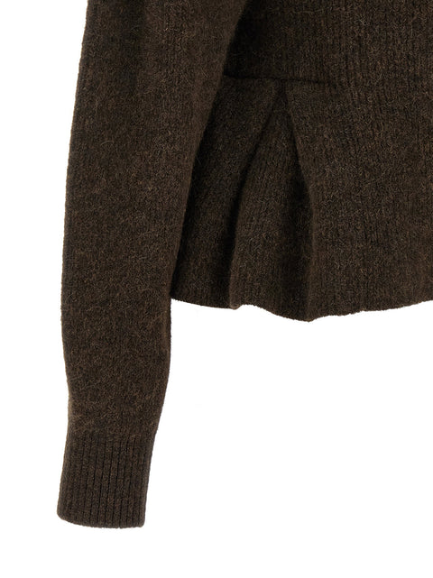 Rotate Birger Christensen Peplum Fund Cardigan