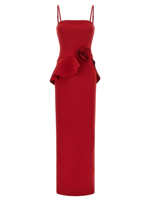 Rotate Birger Christensen 3d Floral Detail Dress