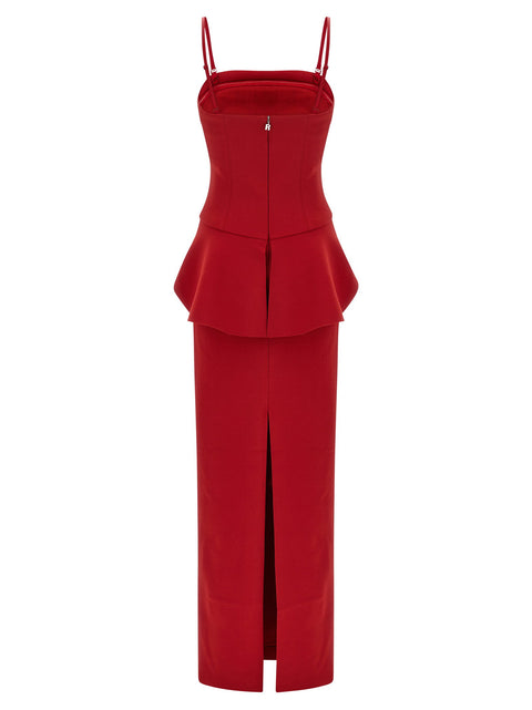 Rotate Birger Christensen 3d Floral Detail Dress