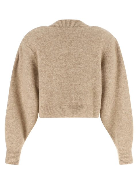 Rotate Birger Christensen 3d Flower Knit Cardigan