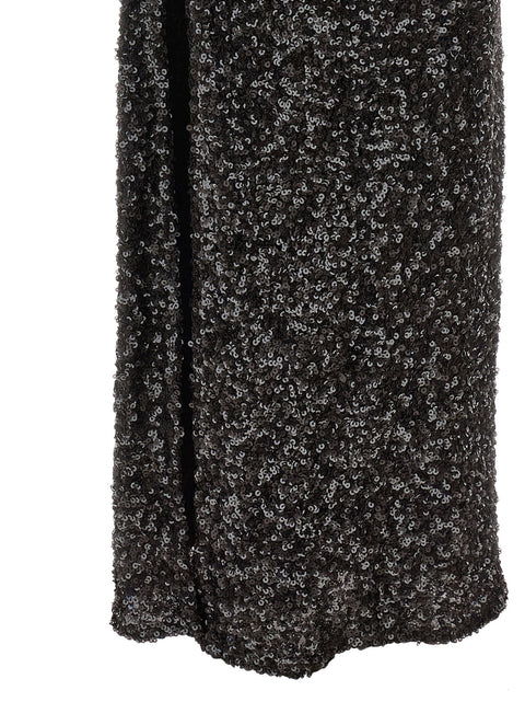 Rotate Birger Christensen Sequins Maxi Slit Dress