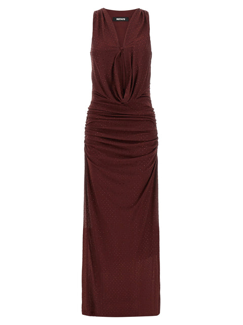 Rotate Birger Christensen Halterneck Maxi Dress