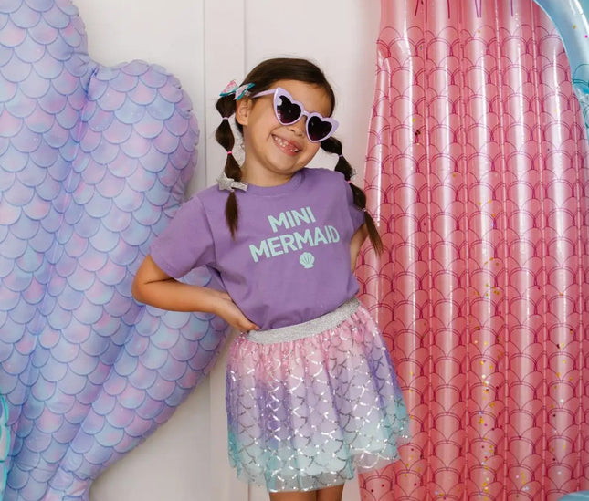 Sparkling Mermaid Tutu - Dress Up Skirt - Kids Summer Tutu-sweet wink-Urbanheer
