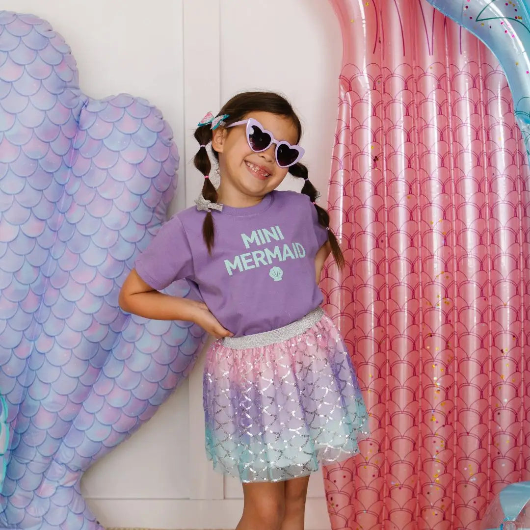 Sparkling Mermaid Tutu - Dress Up Skirt - Kids Summer Tutu-sweet wink-0-12M-Urbanheer