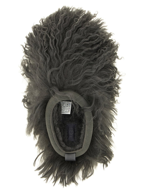 UGG Grey Tazz Fluff Momma Sabots