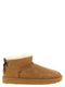 UGG Ultra Mini Bailey Bow Beige Ankle Boots