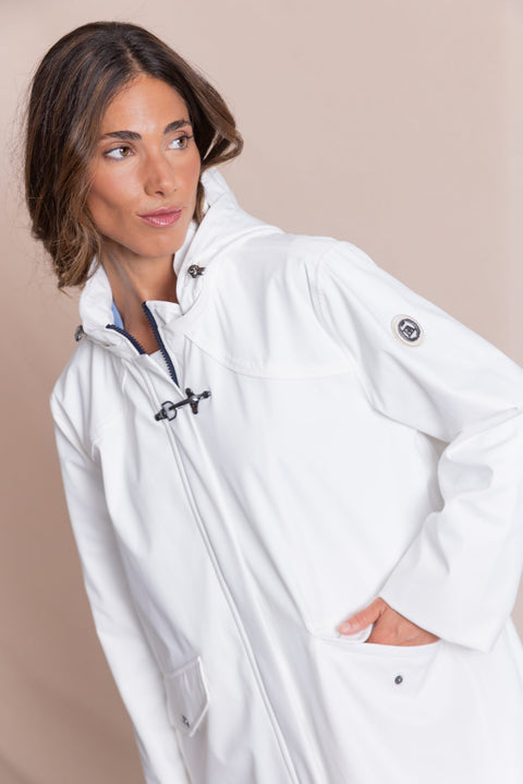 Long women’s parka with Heat-Sealed Seams | Nacre