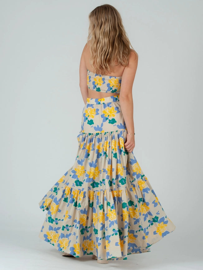 IRINA Floral Crop Top-Rice-TOP-Lucca Couture-XS-Urbanheer