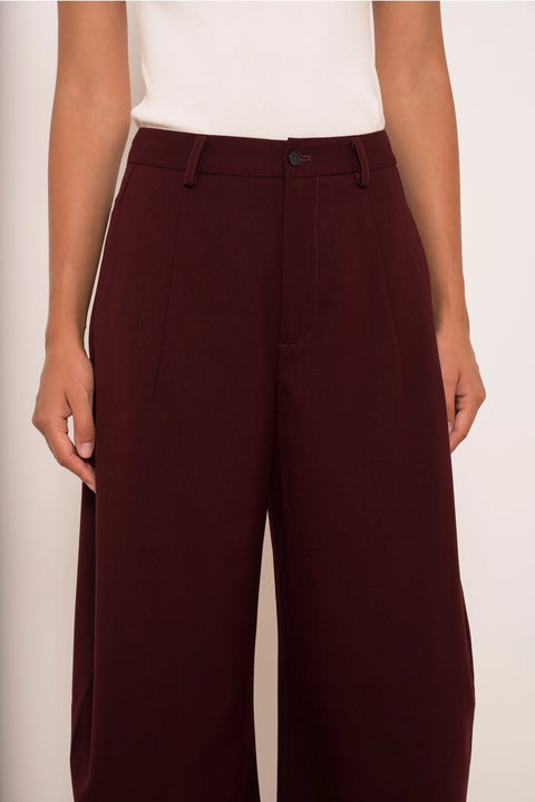 Ori Structured Wide Balloon Pants