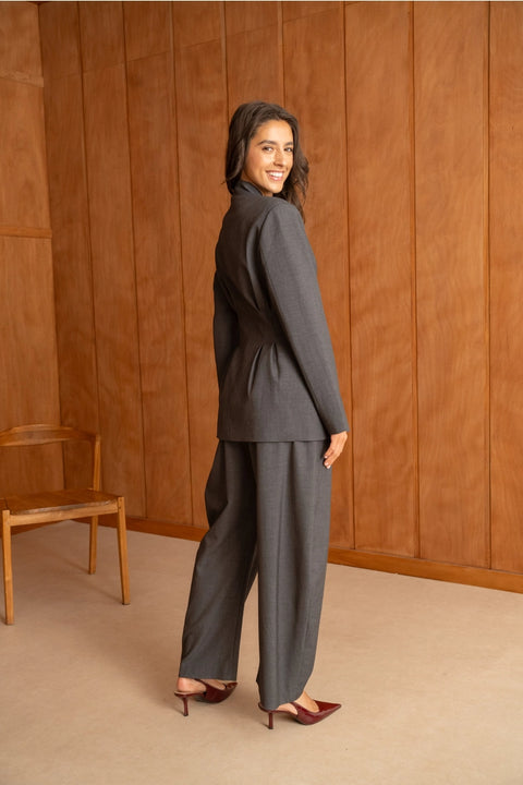 Ori Belted Peplum Jacket