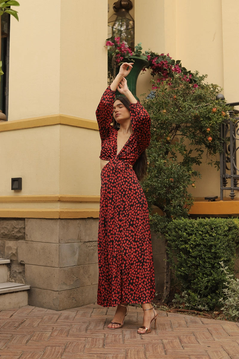 Paula Satin Dress-Clothing - Women-Cayro Woman-XS-Urbanheer