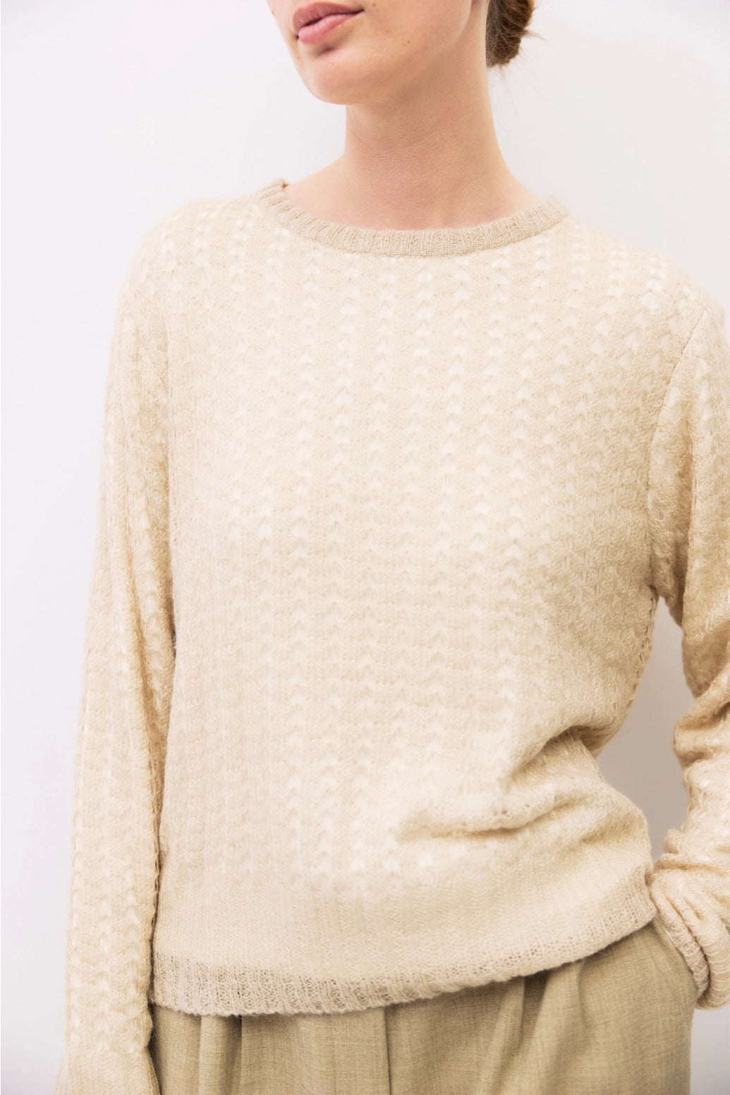 The Miriam Sweater Thin Open Knit Sweater
