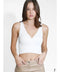Surplice Ribbed Crop Top-Clothing - Women-NIKIBIKI-White-xs-Urbanheer