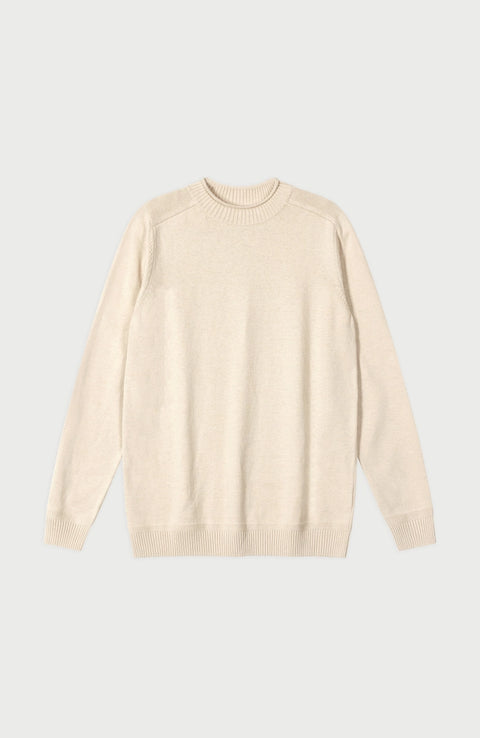 Lightweight Organic Cotton Linen Saddle Shoulder Jumper