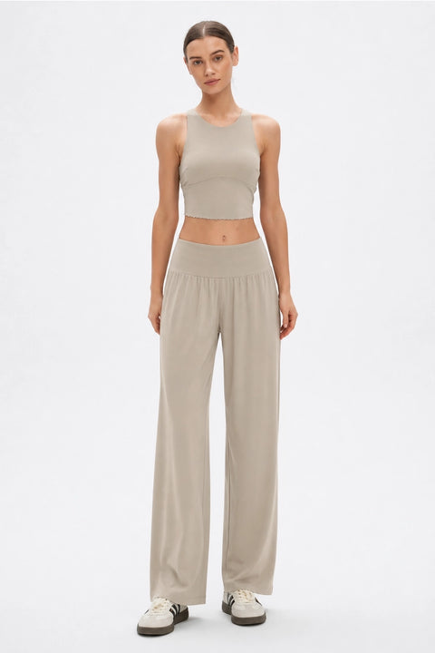 Beatrice Loose Fit Wide Leg High Waist Yoga Pant
