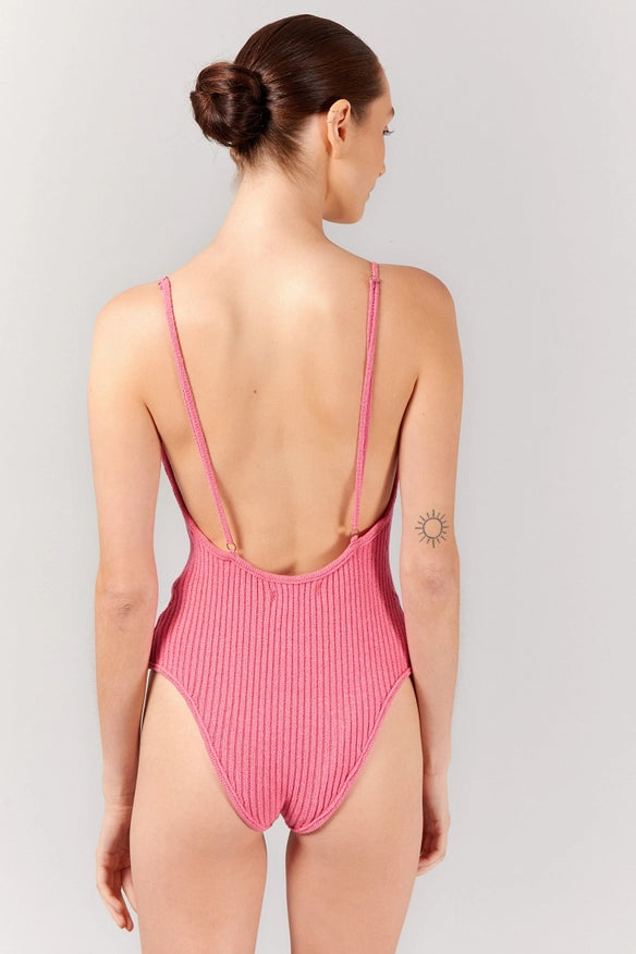 Summi Knit Bodysuit - Pink-Bodysuit-Before Anyone Else-XS/S-Urbanheer