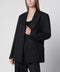 Victoria Beckham Dark Grey Double-Breasted Wool Jacket