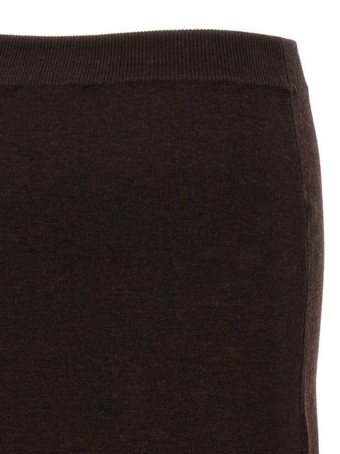 Victoria Beckham Bottoni Midi Skirt