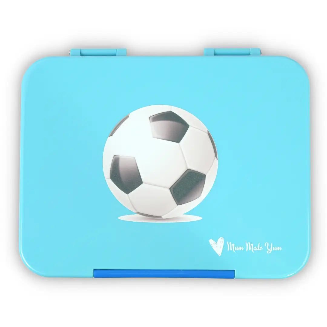 Bento Lunchbox (Large) - Light Blue Soccer-Mum Made Yum-Urbanheer
