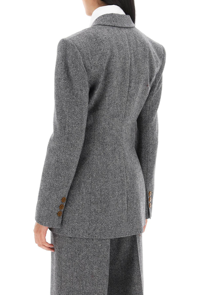 Vivienne Westwood Lauren Jacket In Donegal Tweed-Clothing Women Jackets-Vivienne Westwood-Urbanheer