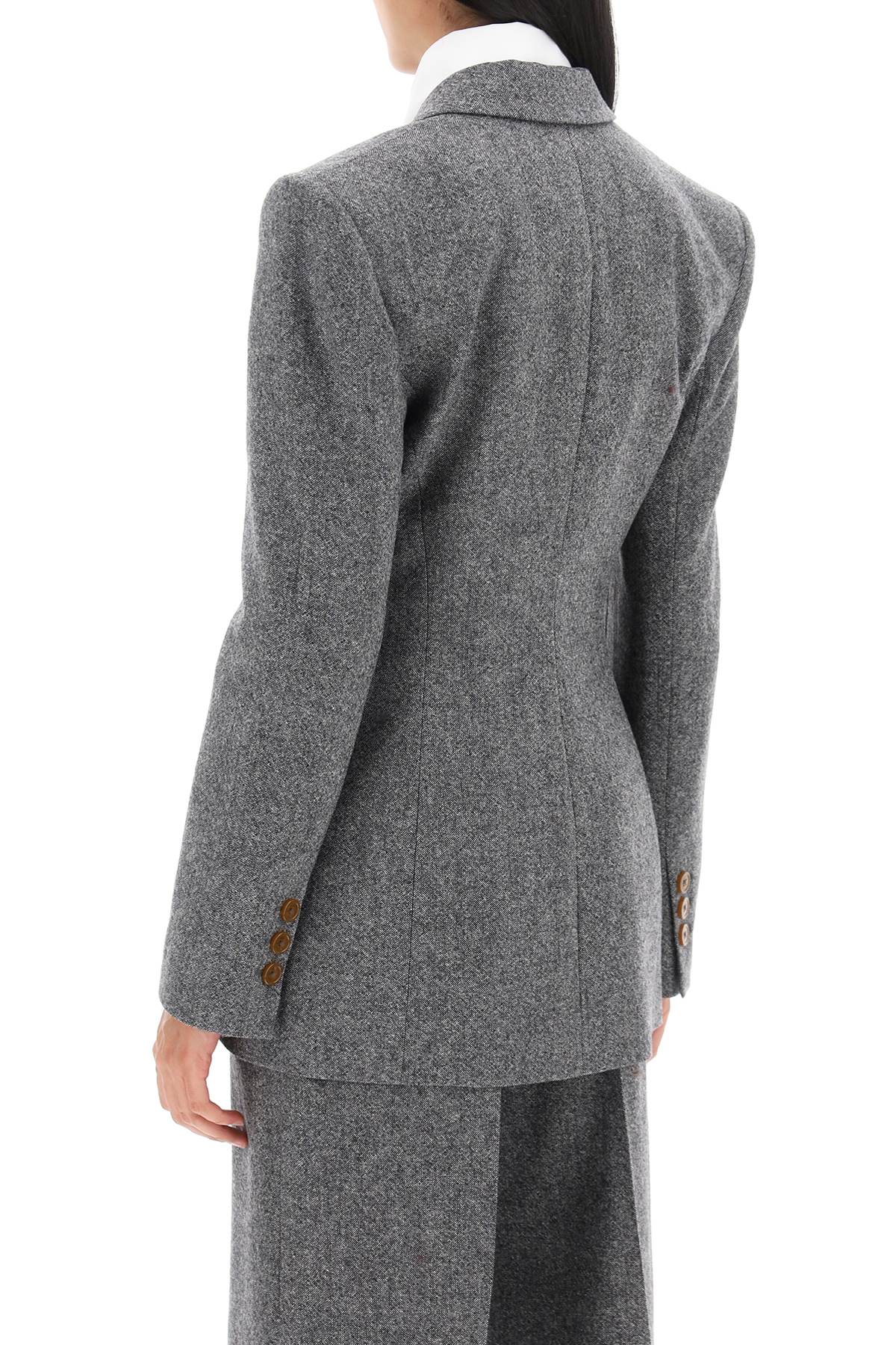 Vivienne Westwood Lauren Jacket In Donegal Tweed-Clothing Women Jackets-Vivienne Westwood-40-Urbanheer