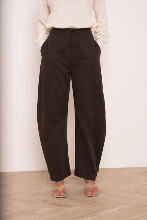 Utility Balloon Pants with A Fastening At the Hem