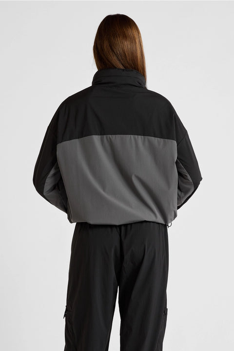 Spray Paneled Windbreaker