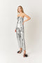 Johanna Faux Leather Metallic Bandeau Top-TOP-Amy Lynn-M-SILVER-Urbanheer
