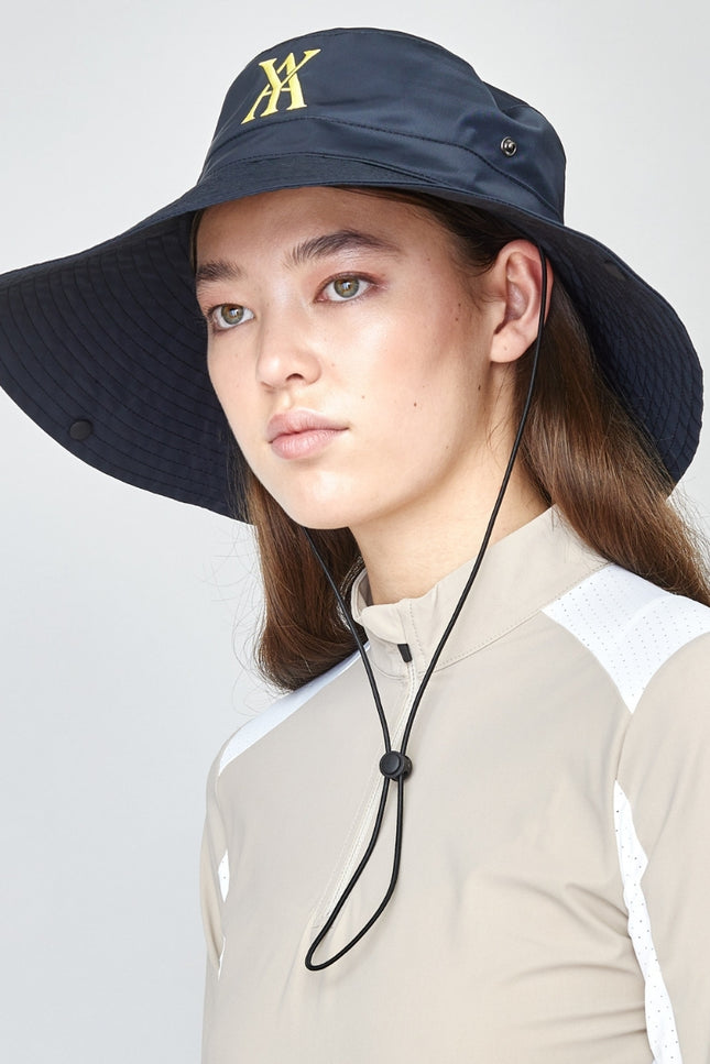 Wide Brim Hat Black-Hat-Yagya-55-58 cm-Urbanheer