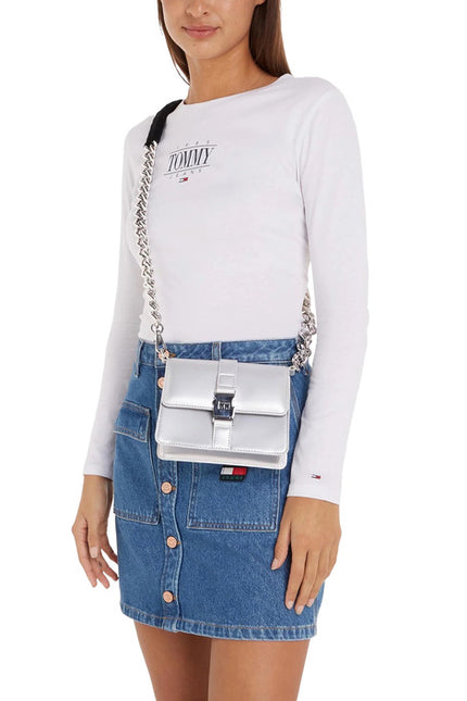 Tommy Hilfiger Jeans Women Bag-Accessories Bags-Tommy Hilfiger Jeans-silver-Urbanheer